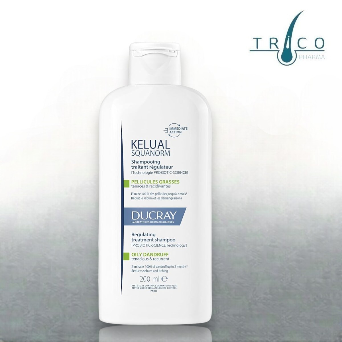 KELUAL SQUANORM SHAMPOO CASPA GRASA 200 ML