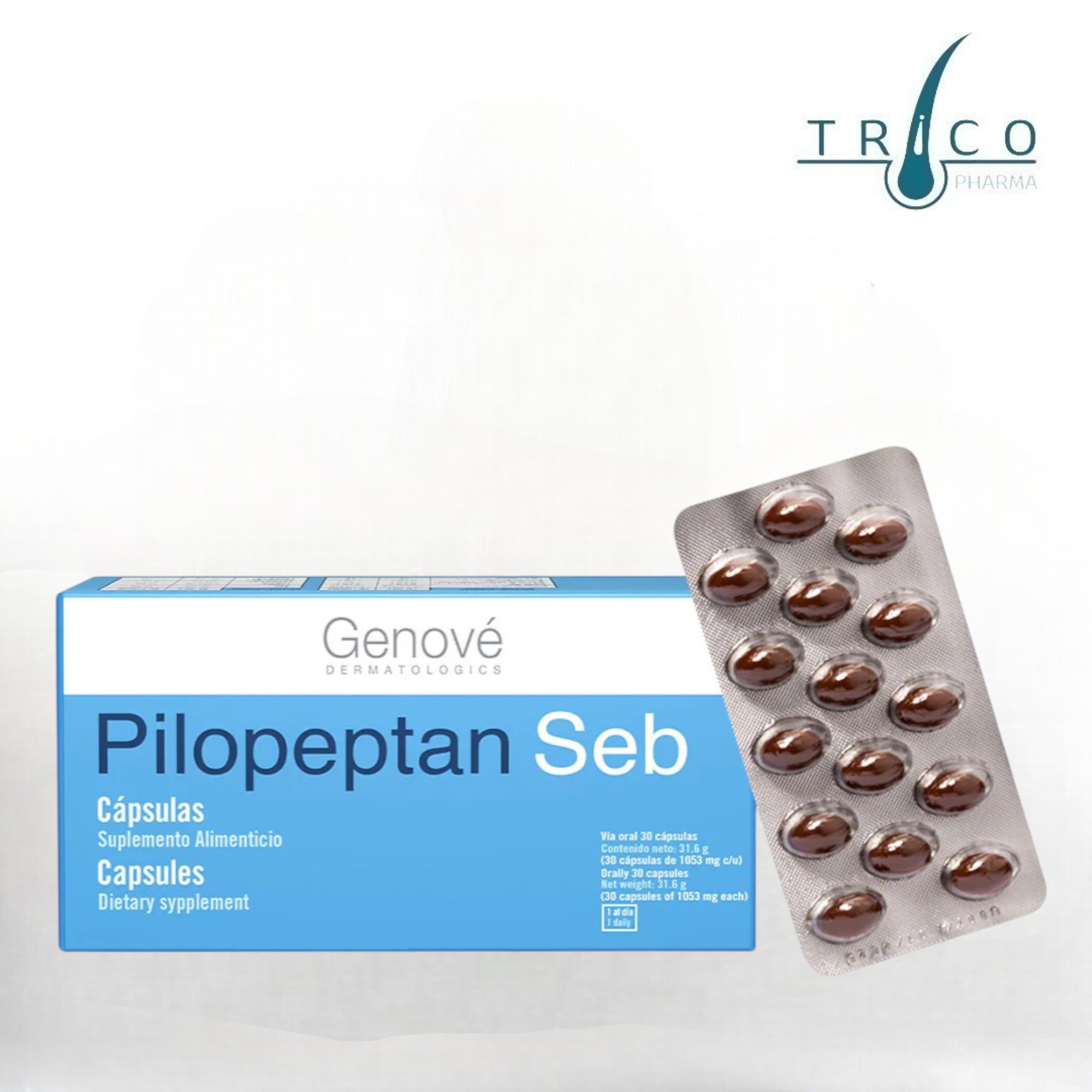 PILOPEPTAN SEB 30 CAPSULAS